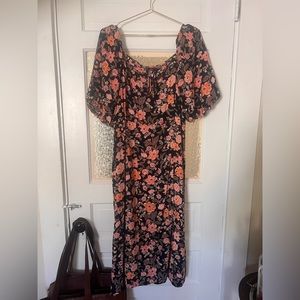 Floral Old Navy midi dress XL